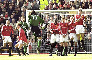 Frábært mark gegn Man Utd í uppsiglingu